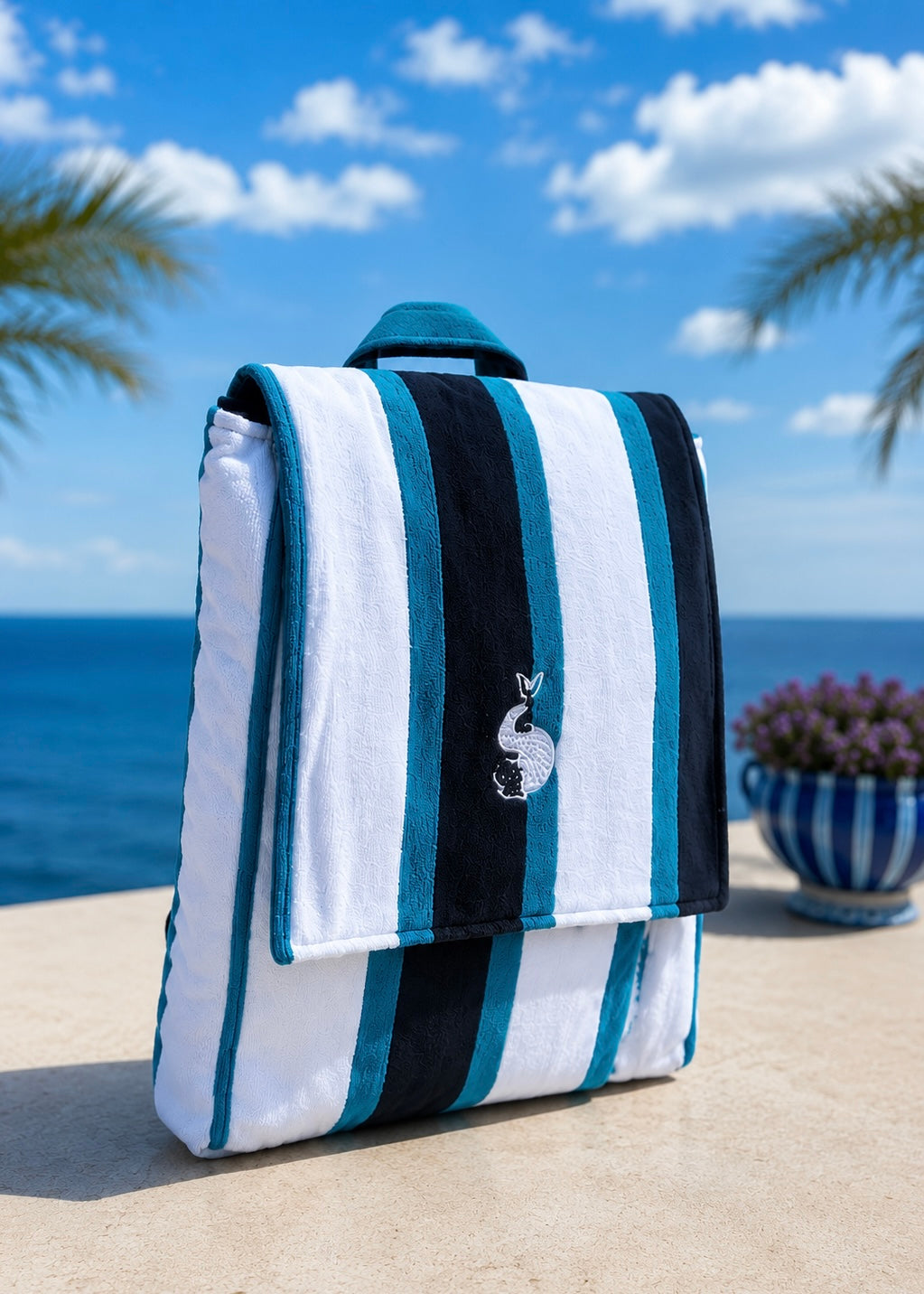 Treville Striped Backpack