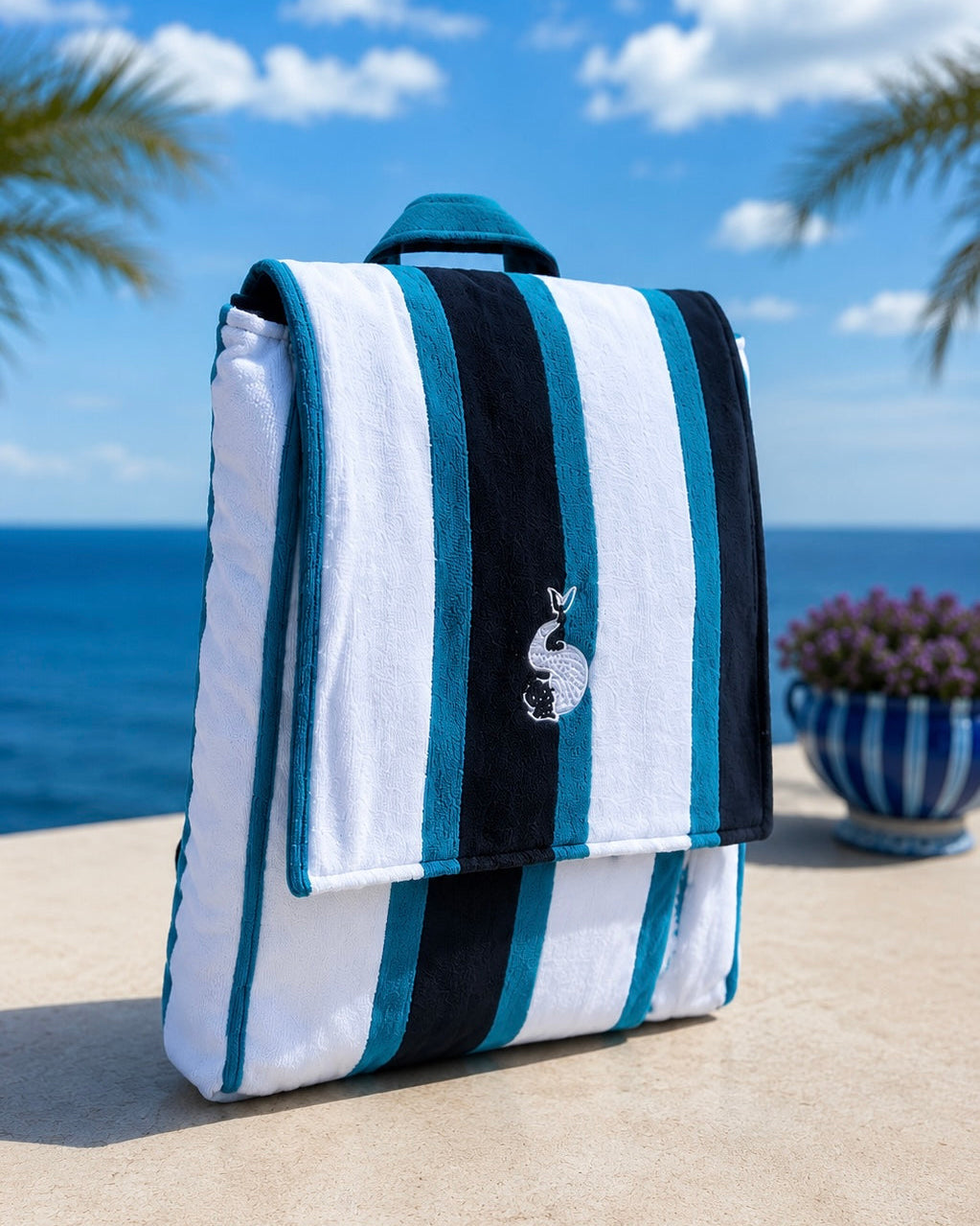 Treville Striped Backpack