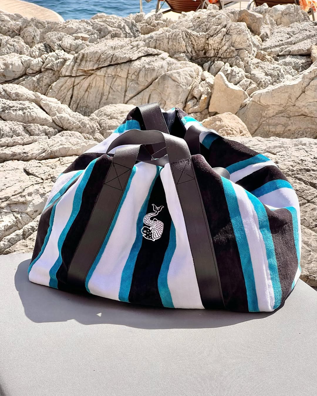 Treville Striped Tote Large