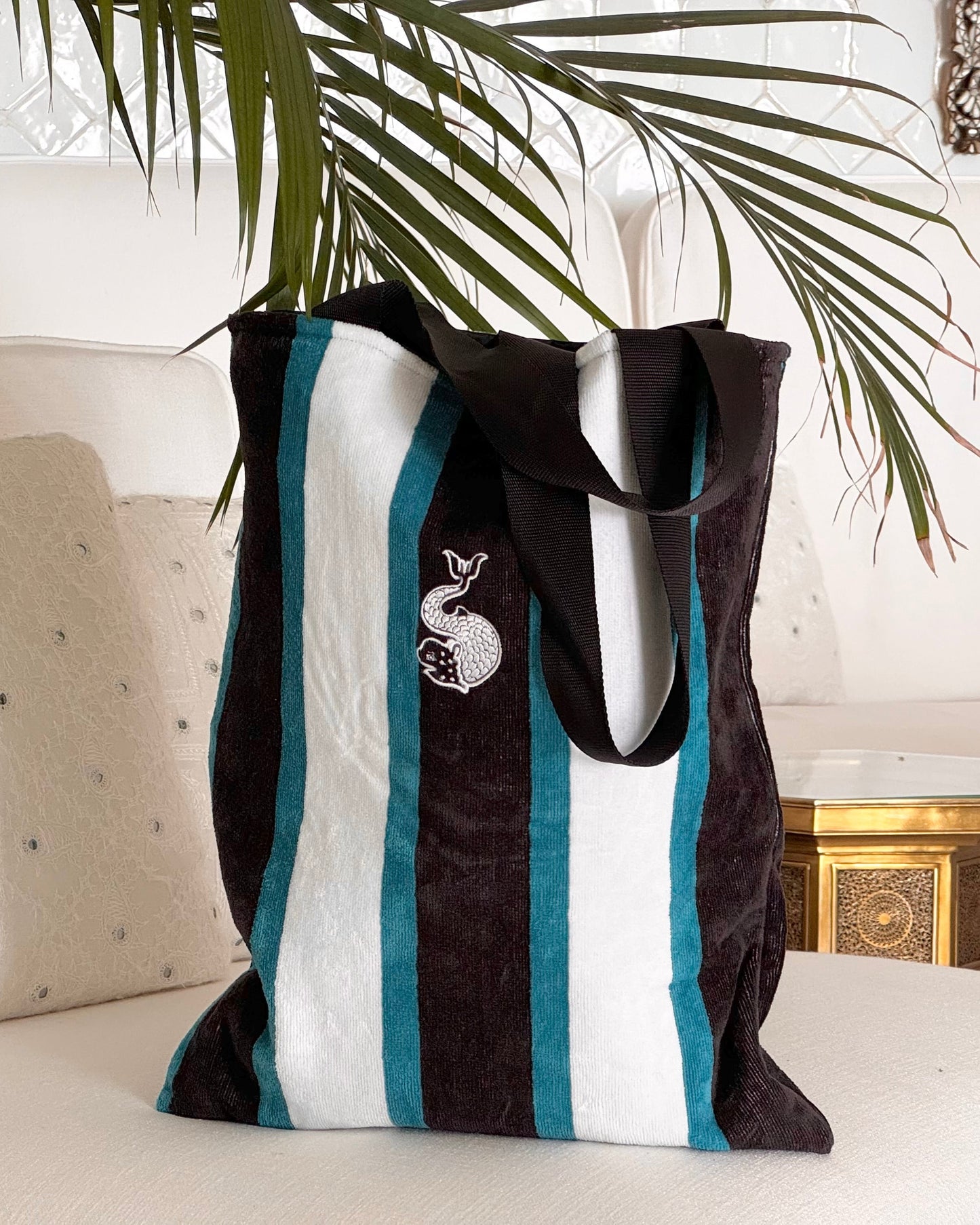 Treville Striped Tote Slim