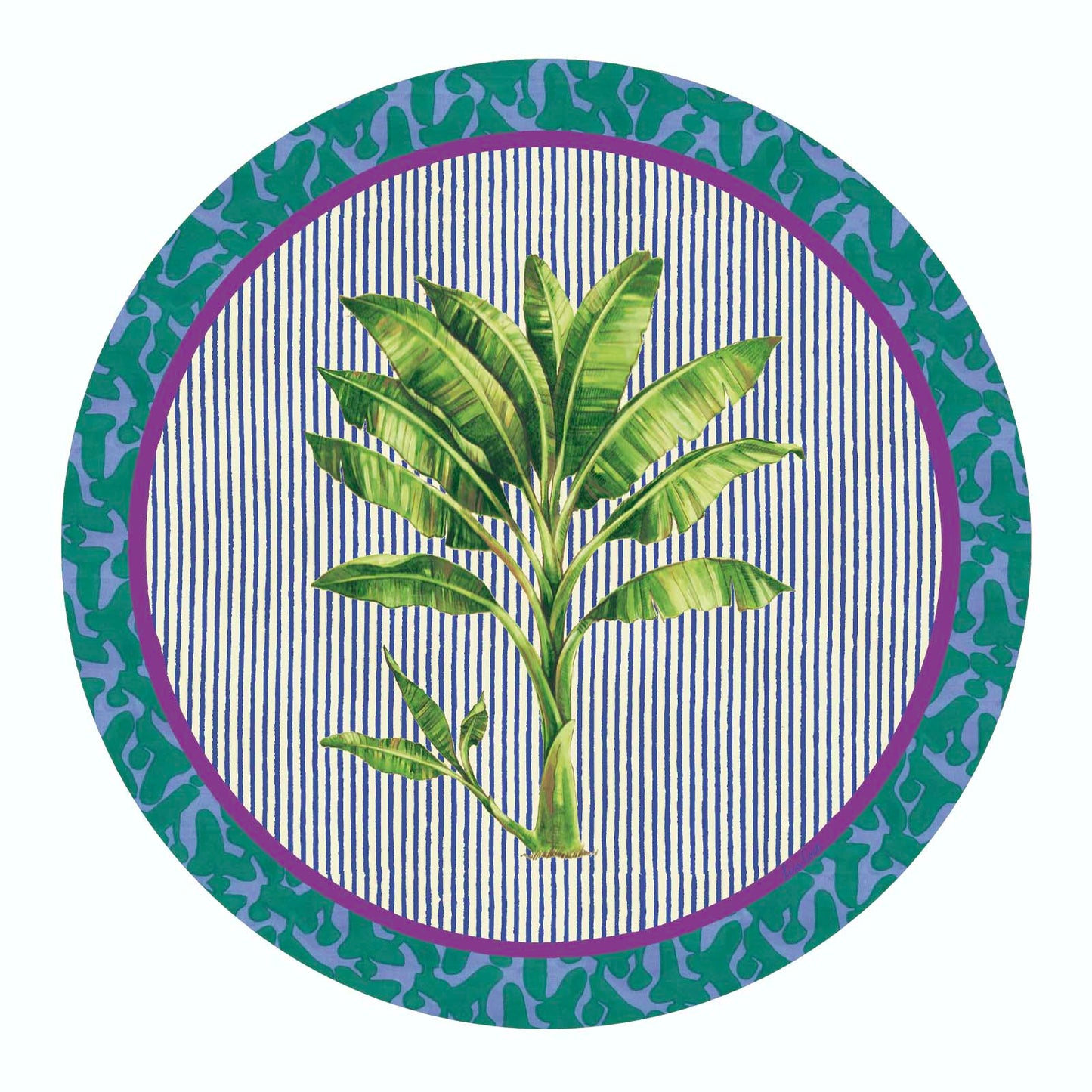 Lisa Corti Placemat Turquoise