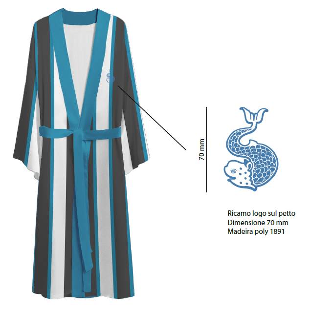 Silk Striped Kimono