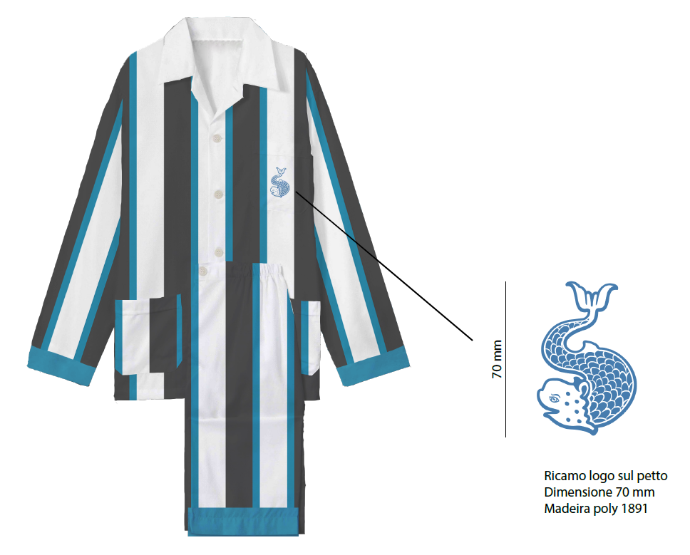 Silk Striped Pijama