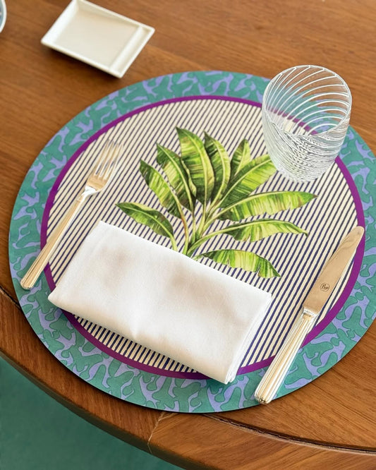 Lisa Corti Placemat Turquoise