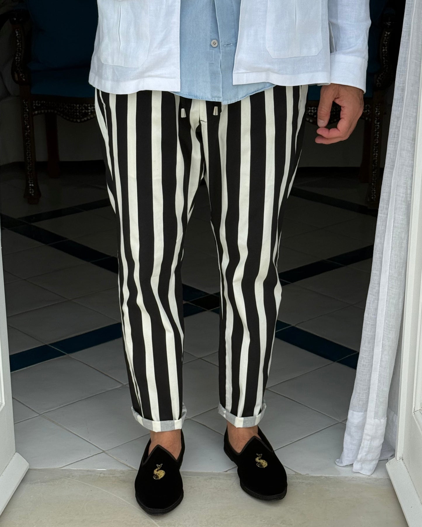 Striped Trousers - Ferrante Sartoriale x Villa Treville