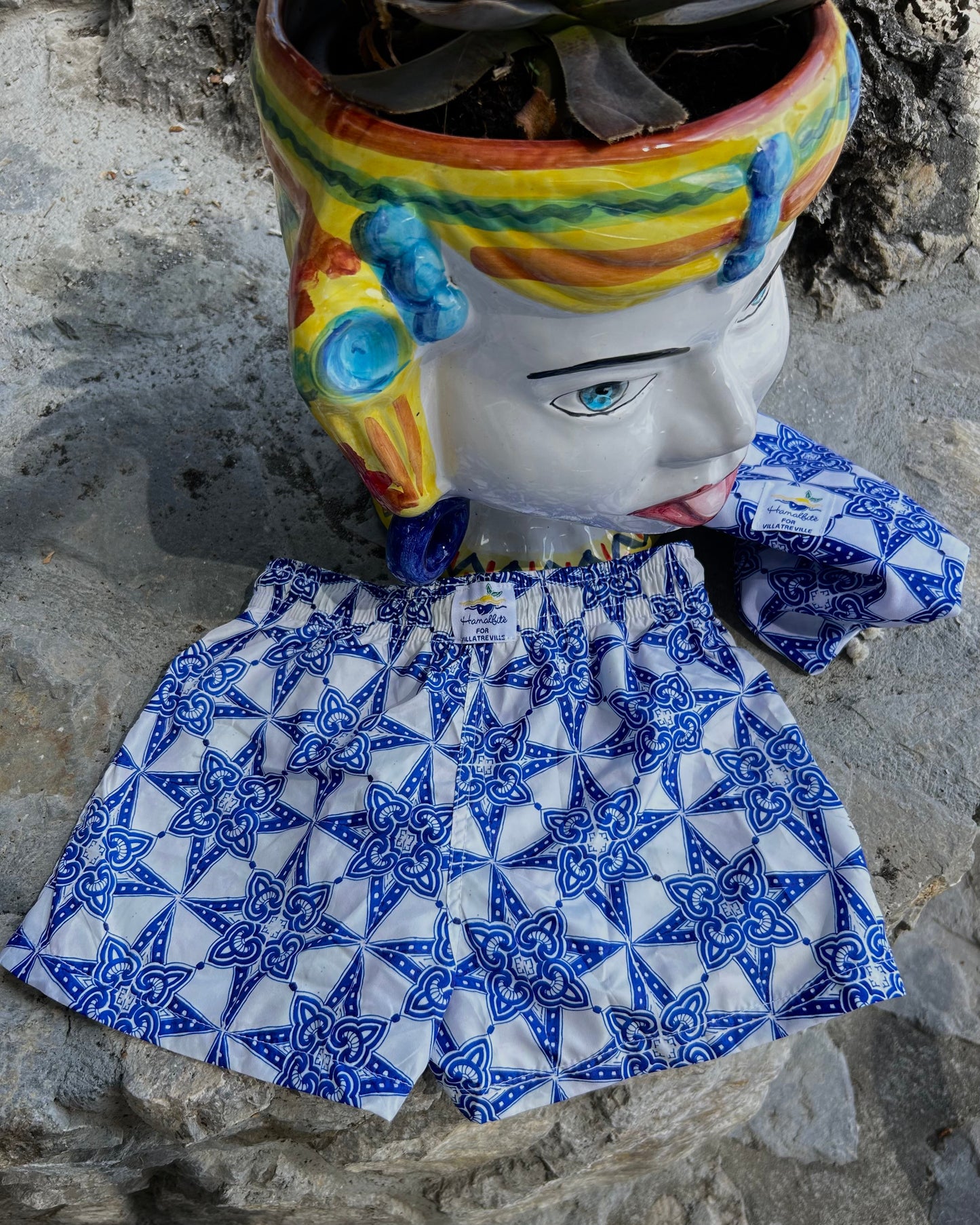 Kids Swim Shorts - Hamalfité x Villa Treville