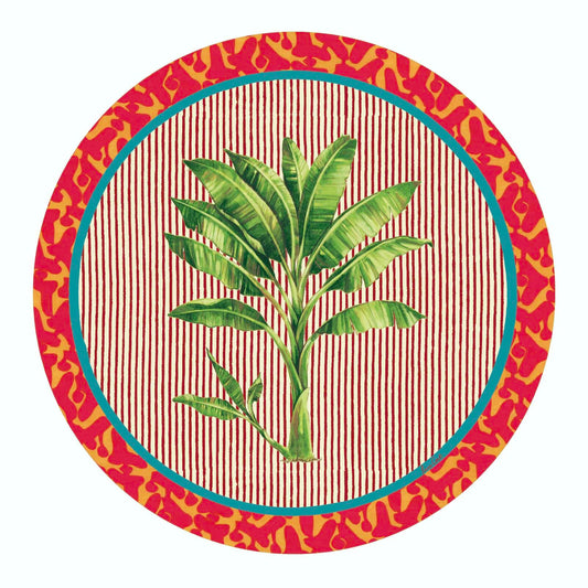 Lisa Corti Placemat Orange Pink